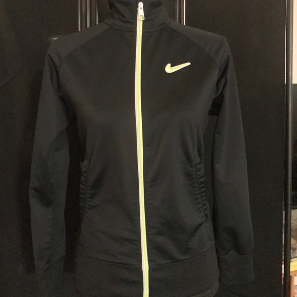 Juniors LRG Black w/ Neon Green Nike Track Jacket